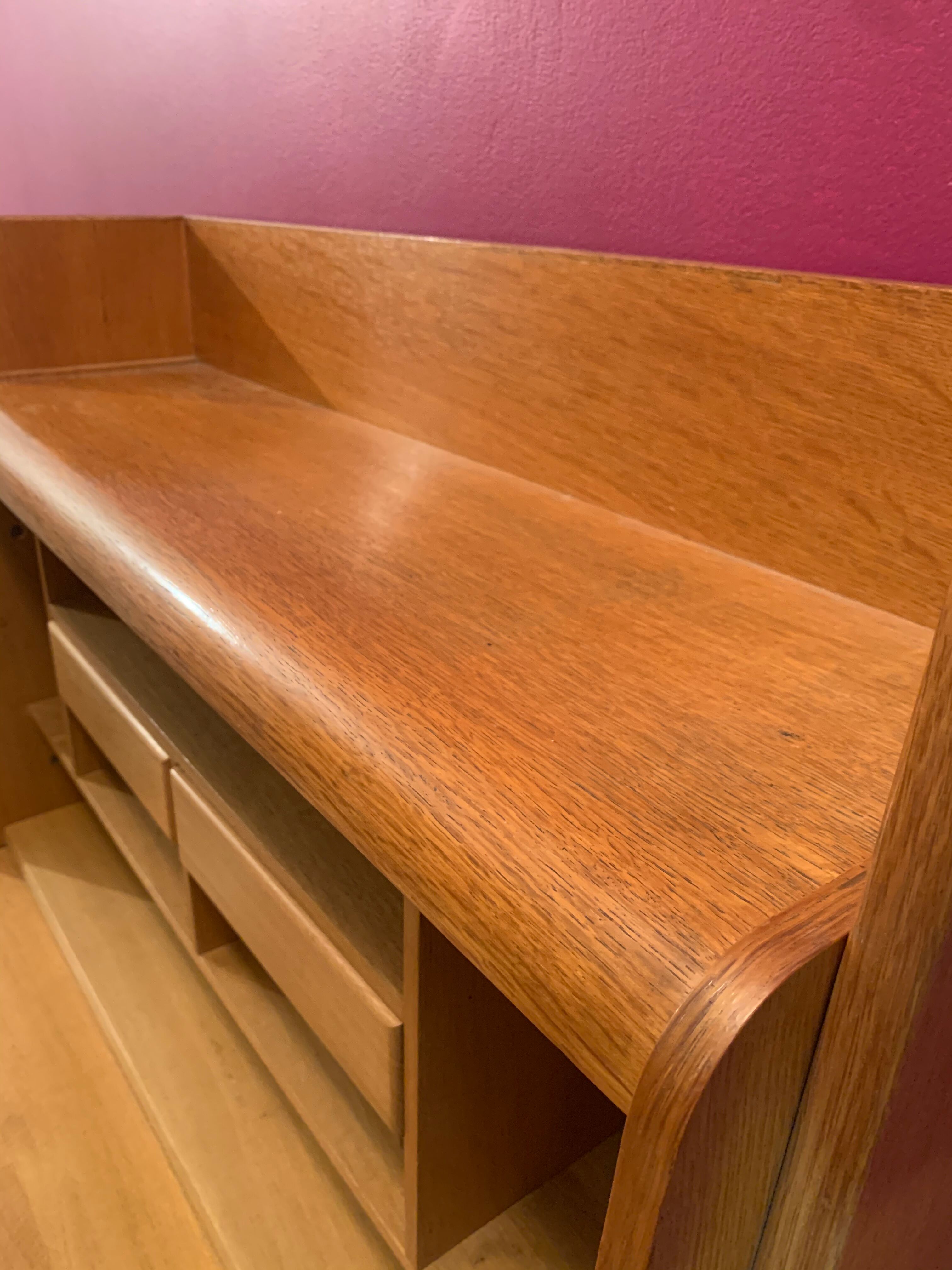 Vintage writing desk by René Jean Caillette