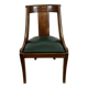 chaise gondole en placage d'acajou