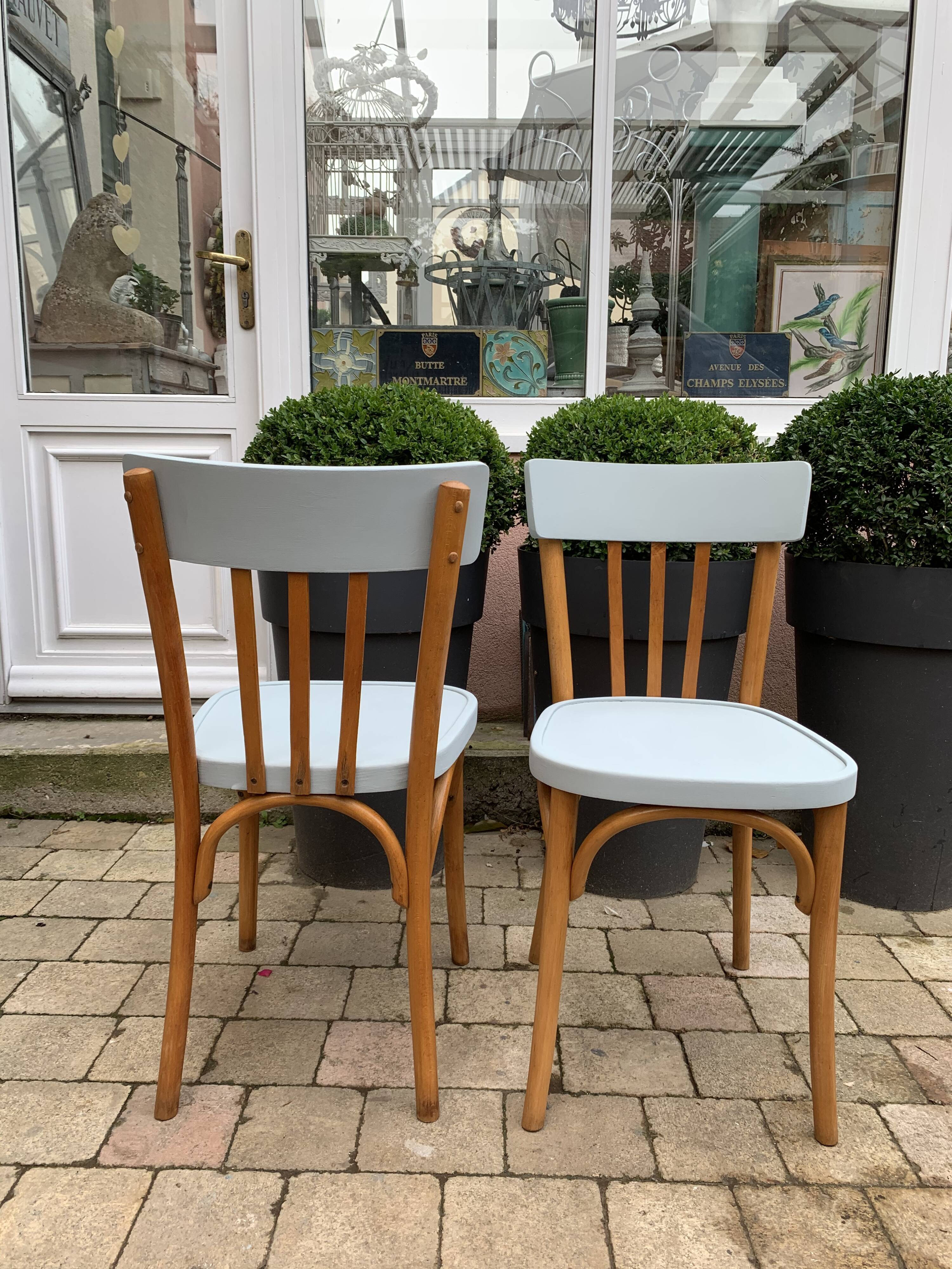 Pair of bistro chairs