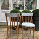 Pair of bistro chairs