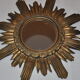 Golden sun mirror made in Italy 70