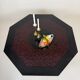 Octagonal dining table in resin, Italy 1970s