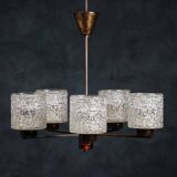 Lustre by Carl Fagerlund for Orrefors, 1950s