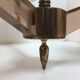 Perspex, brass and plexiglass chandelier from the 1960s