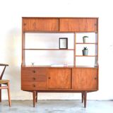 Teak bookcase * 135 cm
