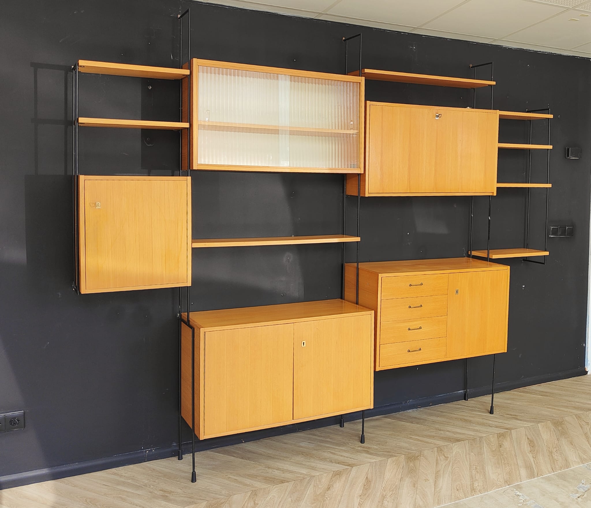 Mid century wall system | vintage - bookcase