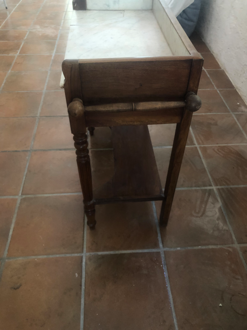 Pair of toilet tables
