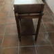 Paire de tables de toilette