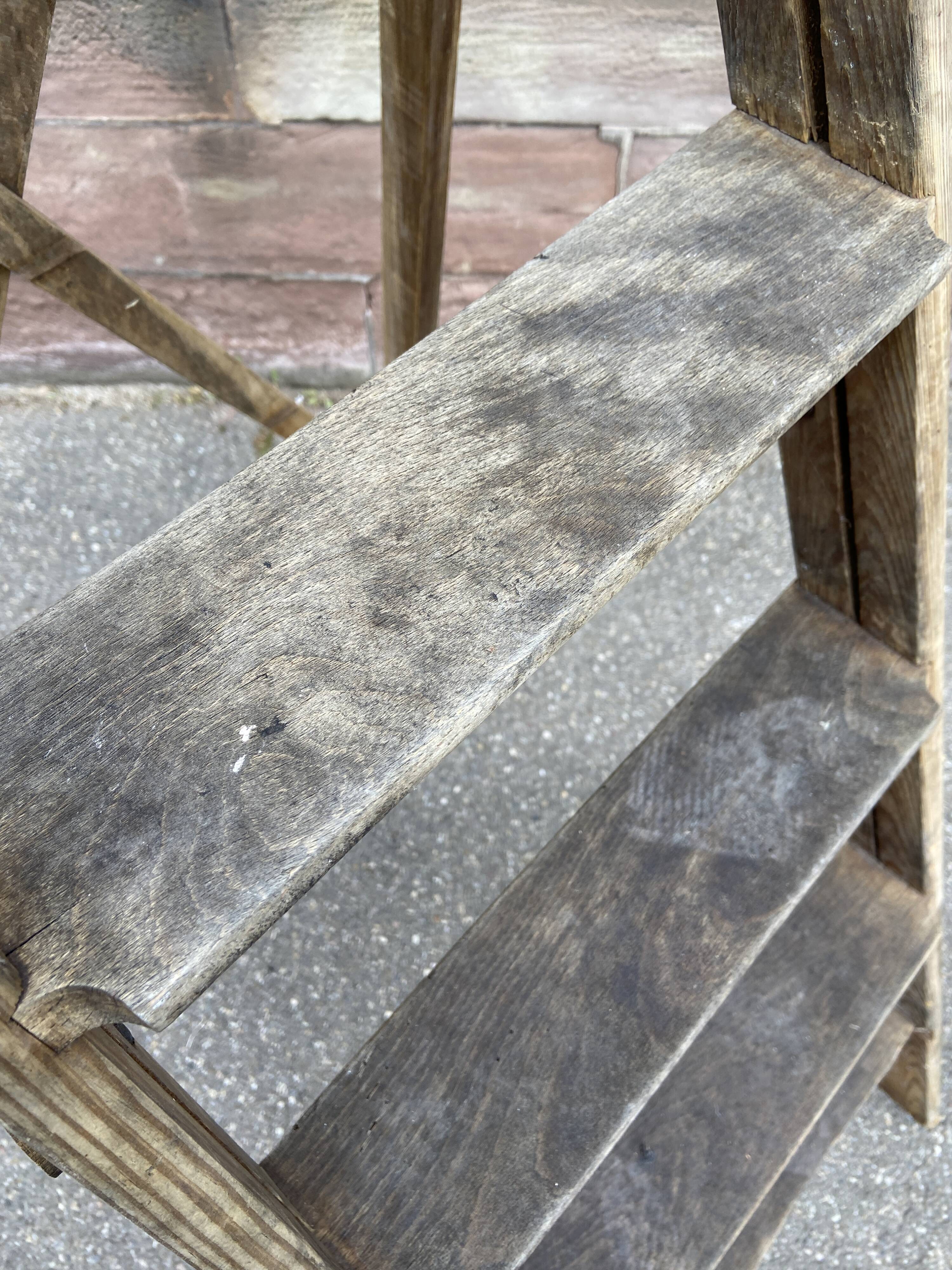 vintage painter's stepladder