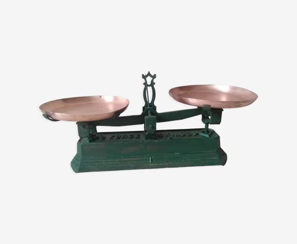 Balance type roberval K&F force 5 copper trays