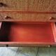 Commode vintage en rotin et bambou