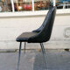 Office chair skaï and chrome, 1970