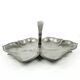 Art Nouveau appetiser cabaret, pewter, Germany, early 20th century