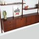 Teak system bookcase, Danish design, 1960s, production: Denmark
