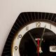 Asymmetrical wall clock 1960 Bayard formica