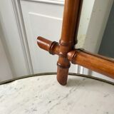 Wooden barber mirror Bamboo style 20-30s