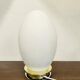 EGG Lamp 1960 in glass in Murano Opalino