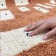 Authentic traditional handmade Berber rug 2/3 m
