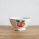 Old earthenware bowl iron earth Moulin des Loups apple decoration