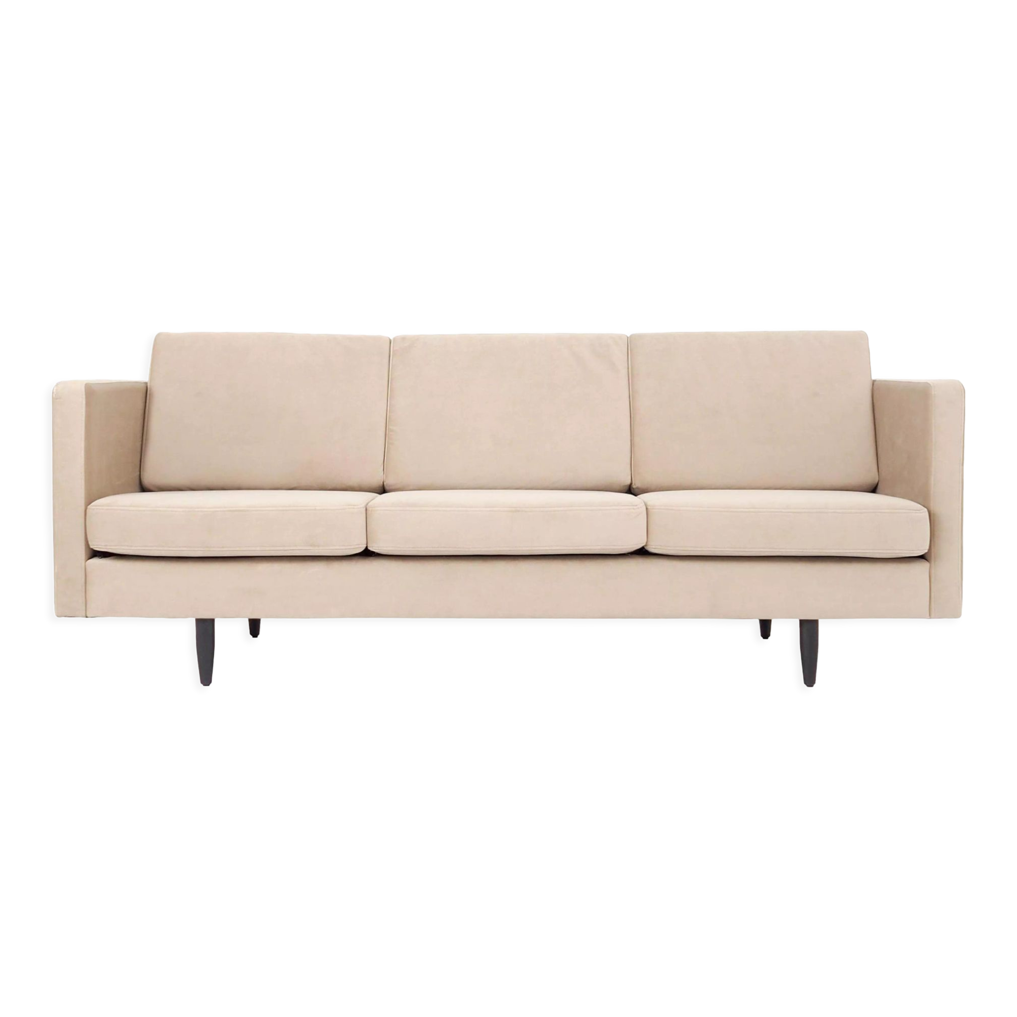 Canapé Alta beige velour design scandinave