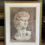Dessin au crayon d’un buste