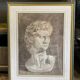 Pencil drawing of a bust
