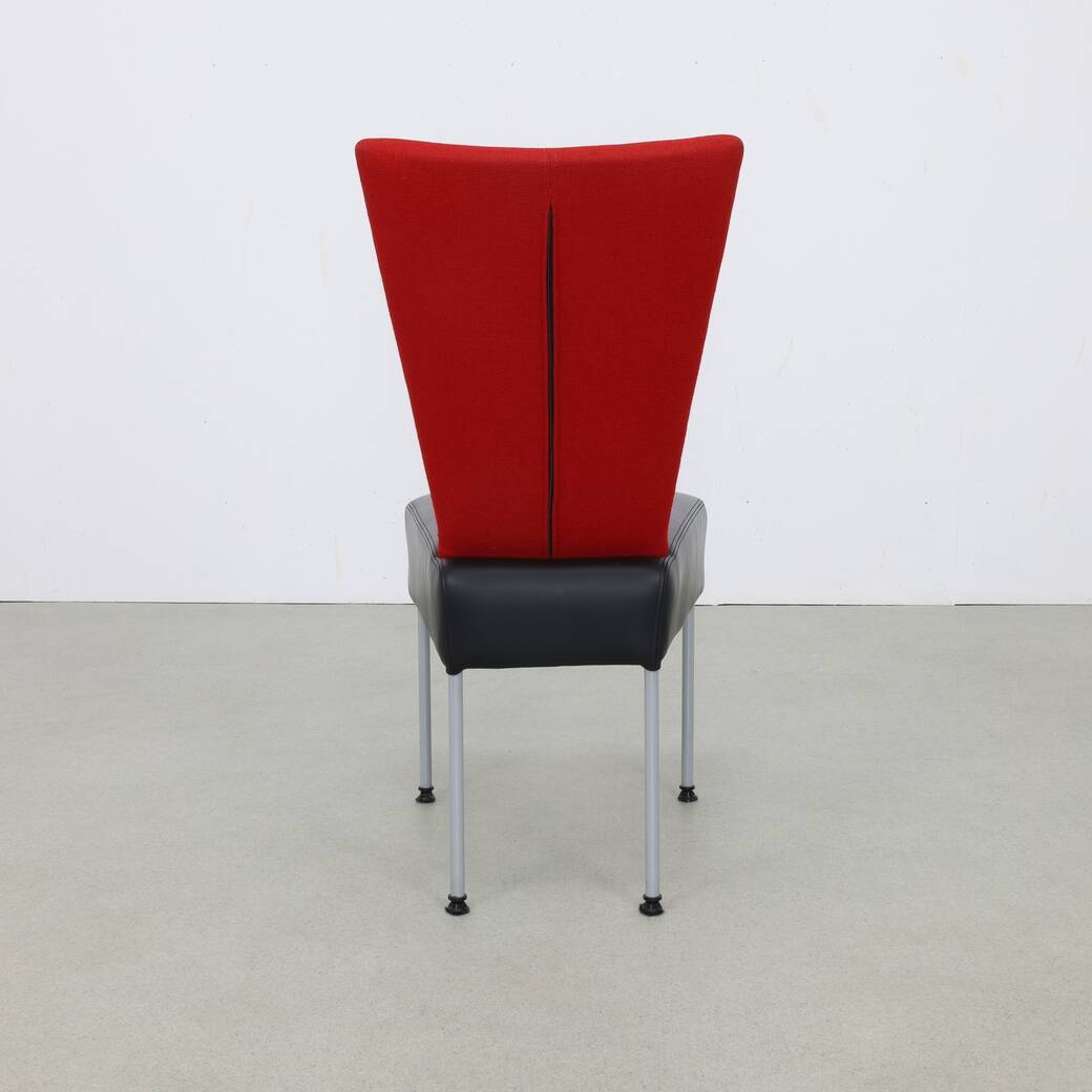 4x Postmodern Dining Chair in two tone, 1980s
