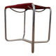 Chrome Bauhaus stool Thonet B8 by Marcel Breuer, 1930 'Eisengarn'