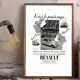 Vintage poster 30s Renault Automobiles