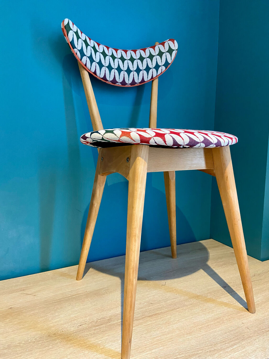 Colorful vintage chair