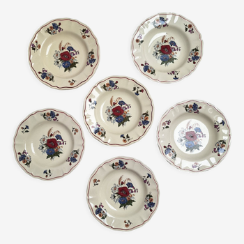 Vintage Sarreguemines agreste plates