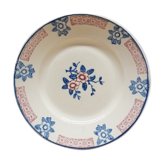 Set 6 assiettes plates Longwy