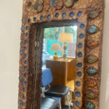 Ceramic mirror The Wheel