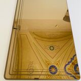1970s space age mirror