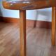 Vintage wooden tripod stool