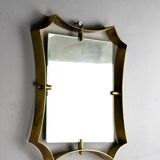Italian Brass Mirror, 50s