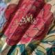 Large vintage hand-painted Japanese fan