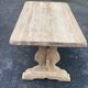Renovated monastery dining table in solid oak from the 19th century, 200cm.
