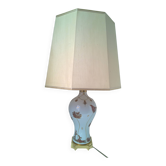 Lampe en porcelaine et laiton de GIULIA MANGANI c.1980