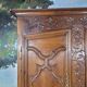 Louis XV carved oak wardrobe
