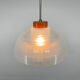 Mid-century plastic and glass pendant, czechoslovakia