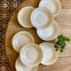 Lot de 8 assiettes creuses vintage modèle Trouville de Saint Amand