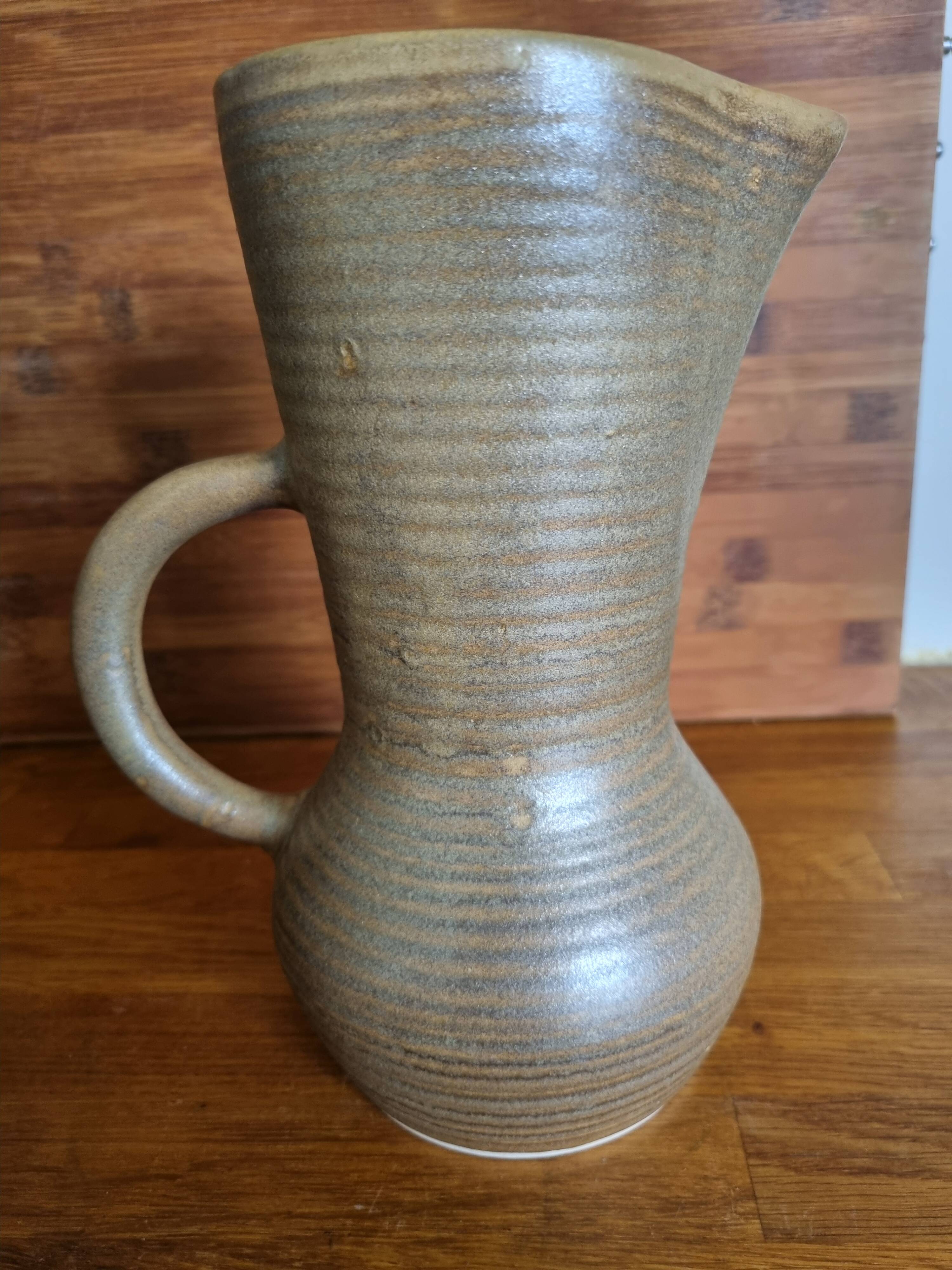 Vintage orangeade or fruit juice set in Digoin stoneware