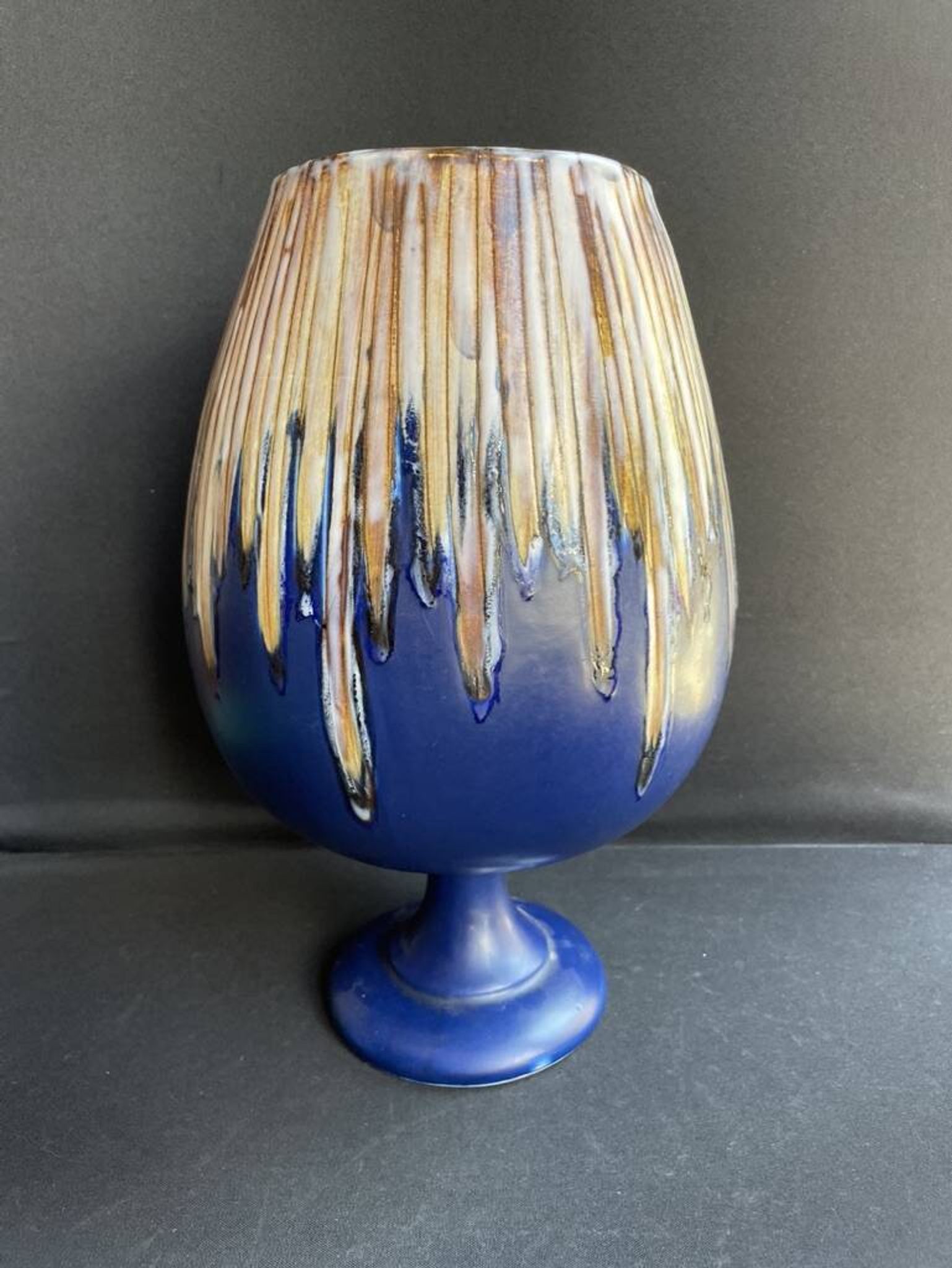 Vase signed workshop Cerenne - Ceramics of Vallauris - Entirely handmade