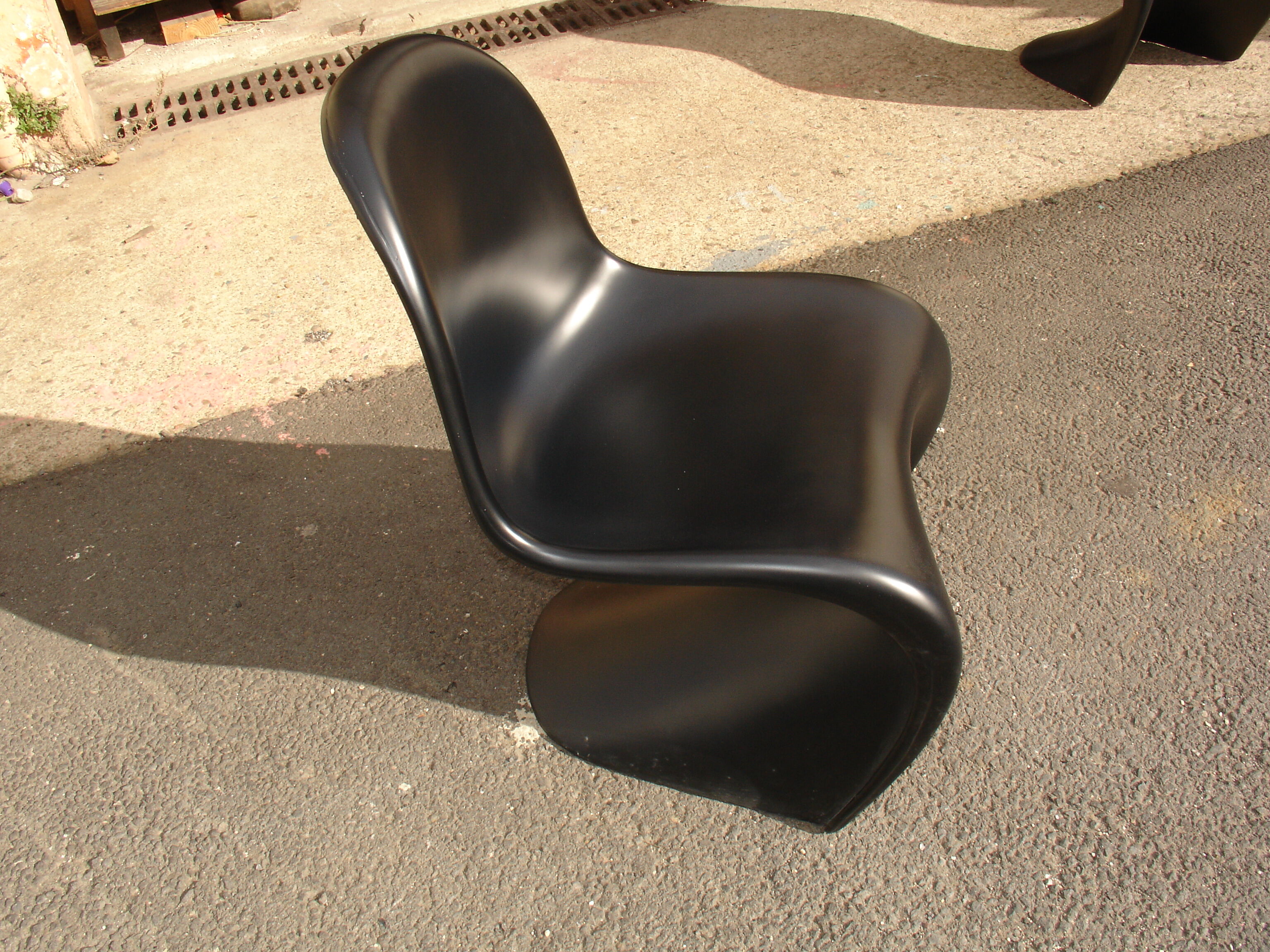 Chaise "s" pré production de Verner Panton 1957
