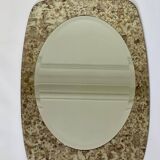 Double mirrors stacked vintage design, France, 1970s