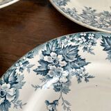 Flat plates made of St Amand Marie-Louise ironstone.