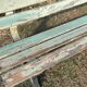 Antique garden bench