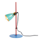 Aluminor vintage Memphis multicoloured desk lamp, 1980s