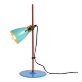 Aluminor vintage Memphis multicoloured desk lamp, 1980s